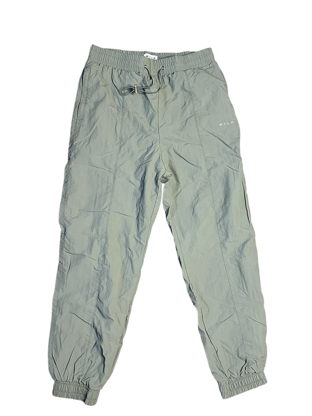 WILO Light Sage Nylon Joggers Small